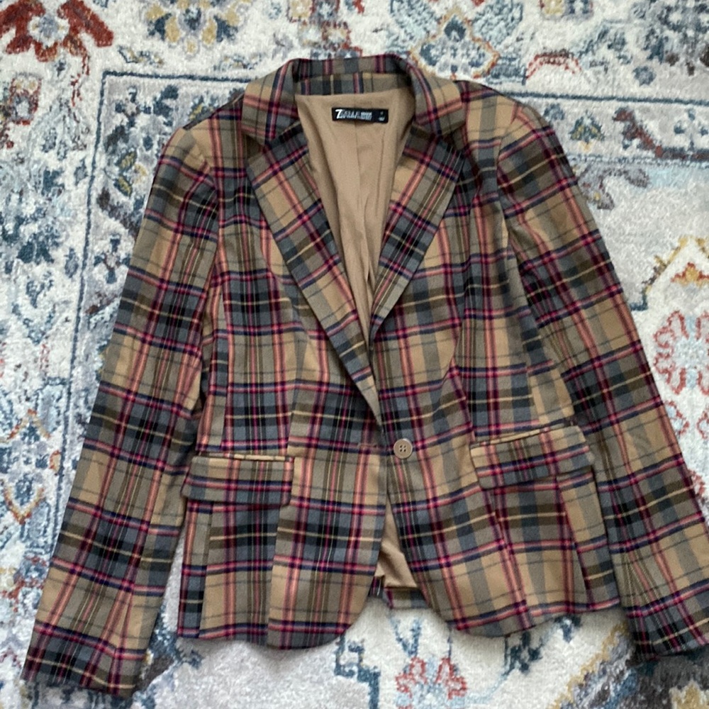Plaid blazer